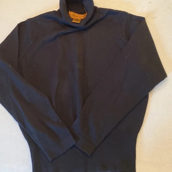 Classiques Entier Sweaters - Classiques Entier Black Merino‎ Wool Sweater​